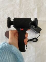 Çift Uçlu El Zımpara Makinesi Seti – 50mm Disk, Cırt Zımpara Adaptörlü | Metal, Ahşap, Taş ve Alçı İçin Hobi Kullanımı
