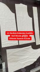 Kimono kalıbı dikiş kalıbı talimatlı dikiş patronu provasız dikiş kalıpları