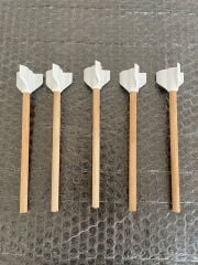 5 Adet Karıştırma Çubuğu Taş Tozu Epoksi Reçine Boya Jesmonite Matkap Vidalama Uyumlu Beton