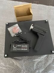 Metal Titreşim Sehpası Mini El Zımpara Makinesi Seti Epoksi Reçine Taş Tozu Beton Alçı Döküm Jesmonite