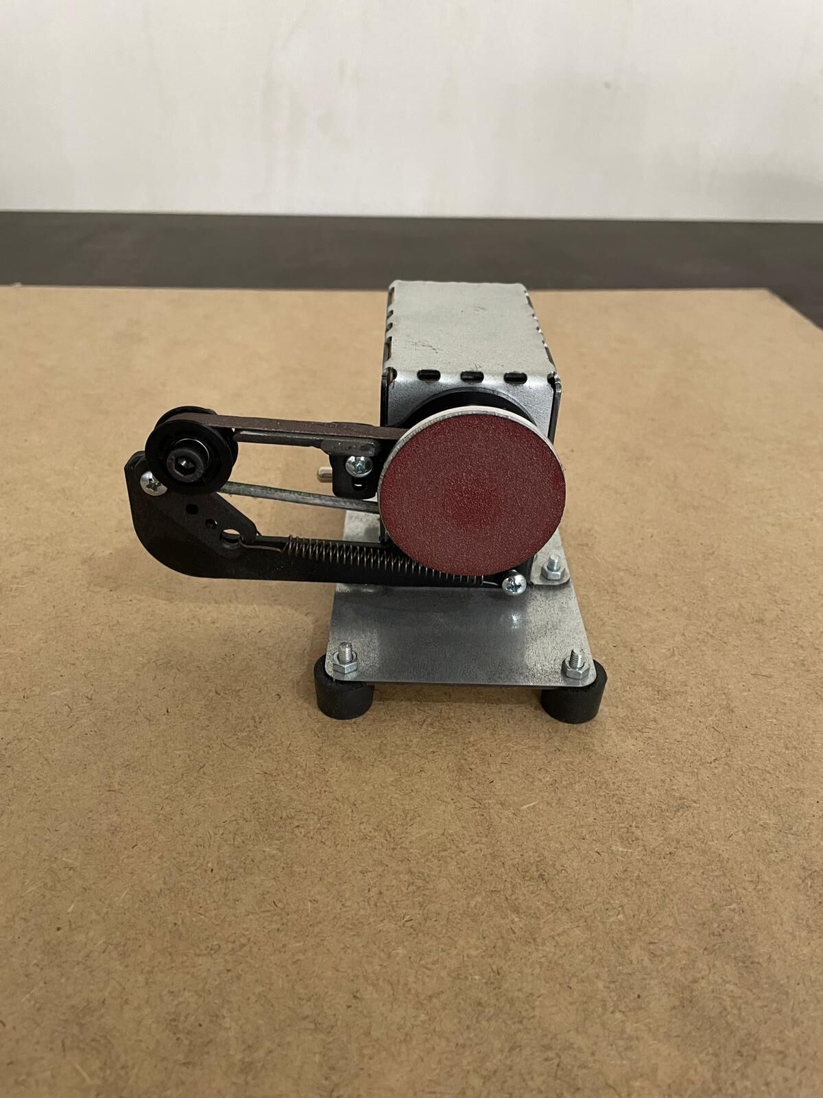 Mini Bant ve Disk Zımpara Makinesi Kombine